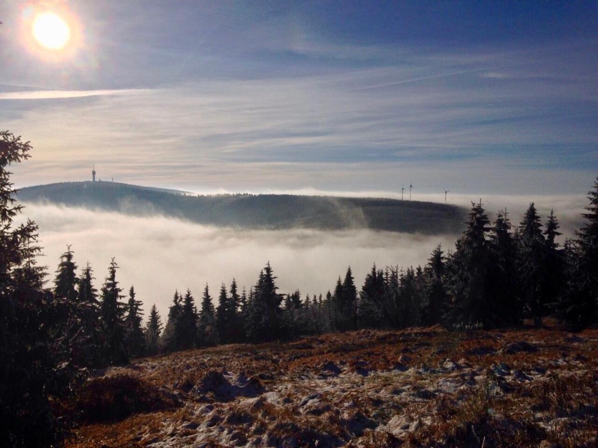 Die Adlerhuette Oberwiesenthal Bagian luar foto