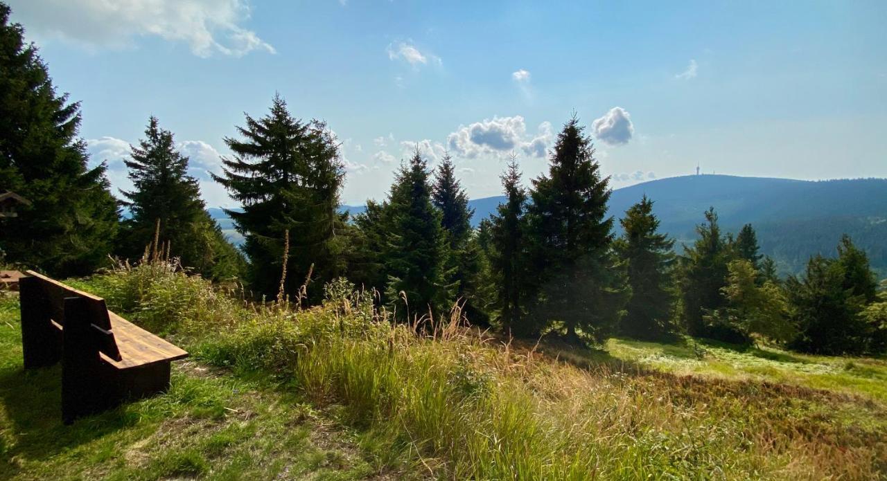 Die Adlerhuette Oberwiesenthal Bagian luar foto