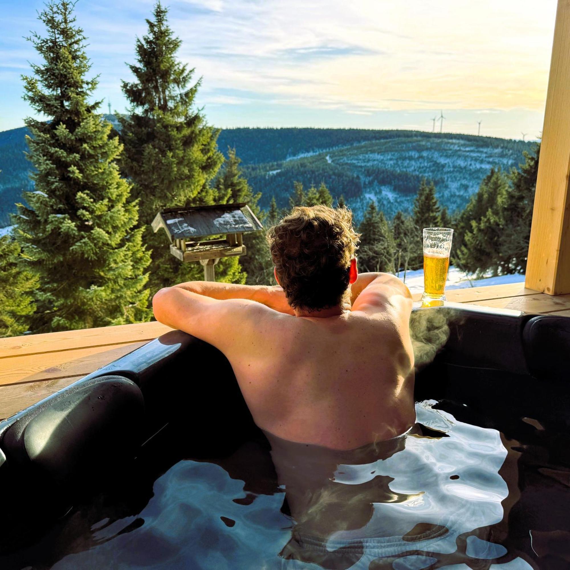 Die Adlerhuette Oberwiesenthal Bagian luar foto